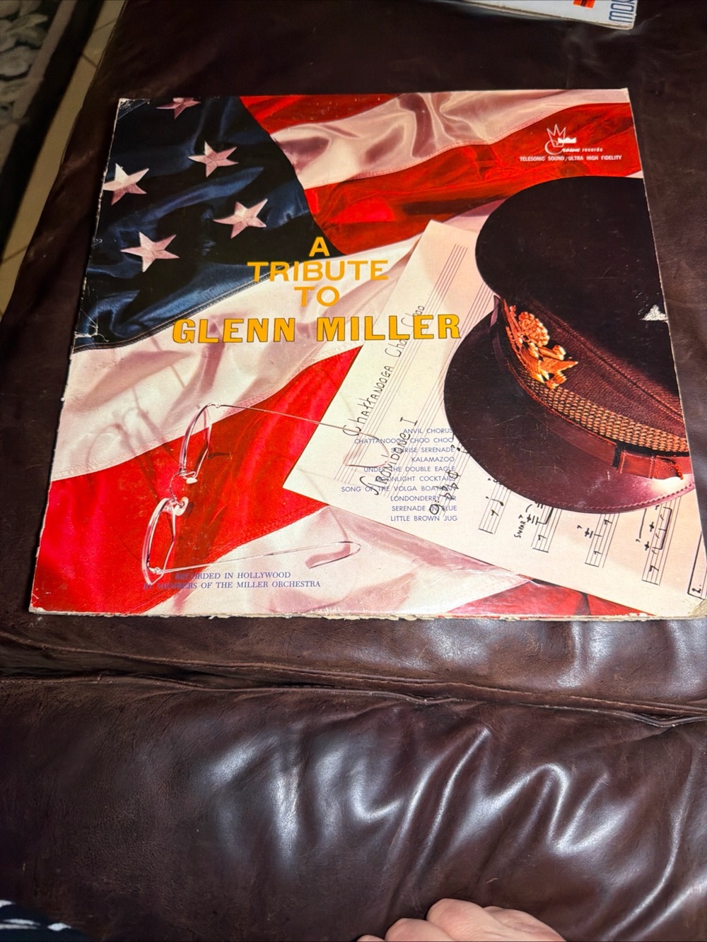 A Tribute to Glenn Miller Vinyl Album - Patriotic Cover